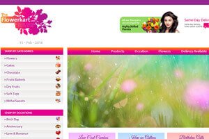 Flowerkart.com - WEB DESIGN WORK